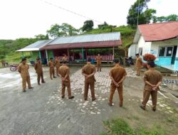 Kampung Cemparam Jaya Melaksanakan Apel Pagi 